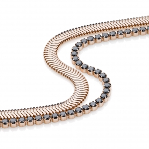 Bracciale in Argento con zirconi